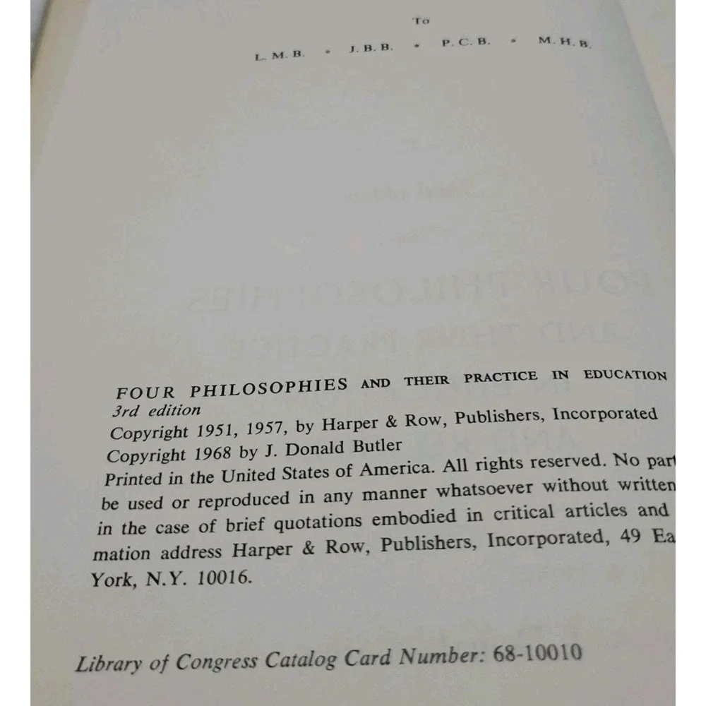 N/A four philosophies